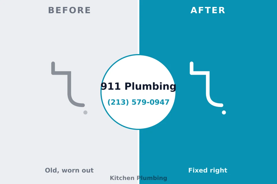 Before and after: plumbing repair Swarthmore, PA
